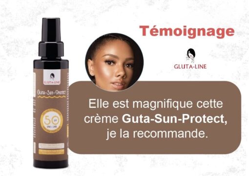 Gluta Sun Protect : crème de visage éclaircissante SPF 50 50ml – Image 4