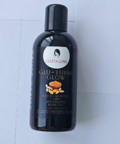 Alternative view of Glu-Turmi-Glow , huile éclaircissante au curcuma , acide kojique et aloé vera  pour le corps